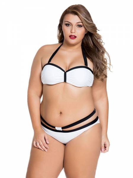 Unique Halterneck Push-up Underwired & Padded Bikini with Detachable Straps