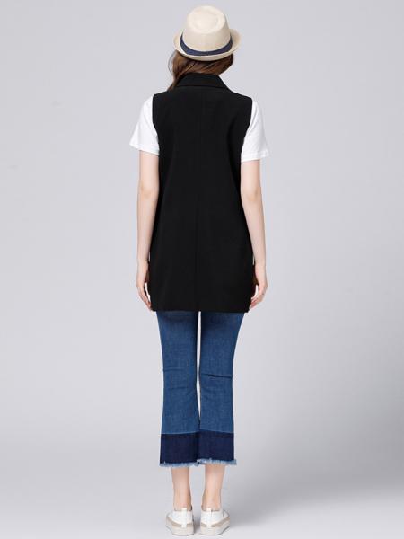 Open Front Relaxed Fit Sleeveless Thick Fashion Waistcoat for Women