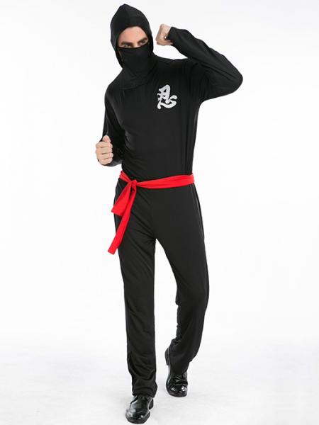 Black Vilanya Long Sleeve 4 Pieces Naruto Cartoon Halloween Men Costume Online Sale