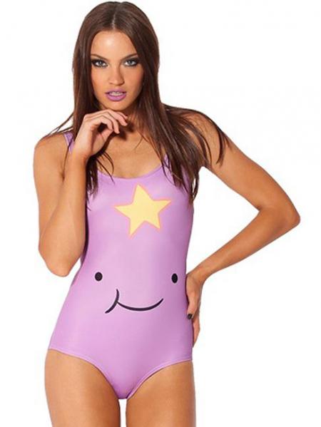 Lumpy Space Princess Smile Romper Swimwear One Piece