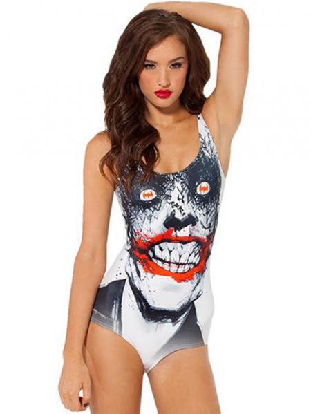 Summer Popular Joker Cartoon Pattern One-piece Swimwear