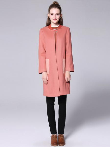 Quilted Winter Coats Pink, Ladies Long Winter Wool Coats