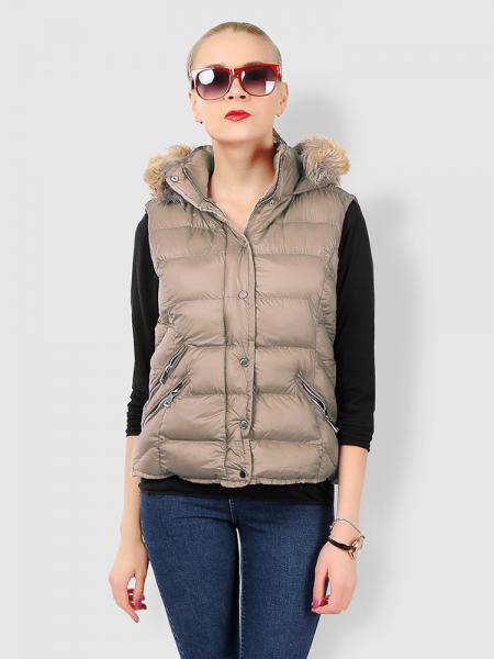 short padded hooded jacket